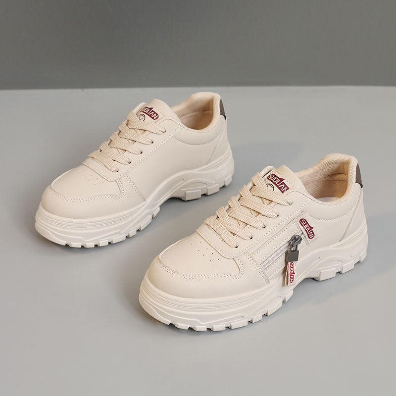 Damen Sportliche Sneaker mit praktischem Reißverschluss und rutschfester Sohle