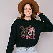 Damen Sweatshirt mit kreativem Gigi-Motiv