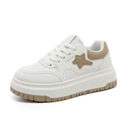Damen Sportliche Sneakers mit hohem Plateau und atmungsaktivem Obermaterial