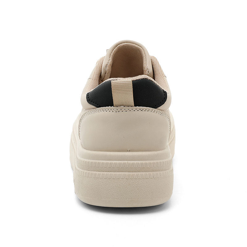 Damen modische Plateau-Sneaker mit atmungsaktiver Oberflächenstruktur und dämpfender Sohle
