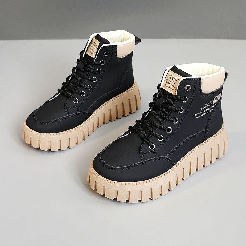 Damen Trendige High-Top Sneakers mit rutschfester Sohle und komfortabeler Dämpfung