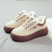 Damen Winterliche Sneakers mit kuscheligem Fleece-Futter und rutschfester Sohle
