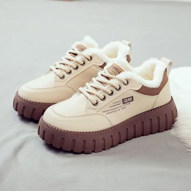 Damen Winterliche Sneakers mit kuscheligem Fleece-Futter und rutschfester Sohle