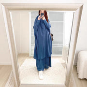 Damen Langarm Kaftan mit elegantem Schnitt und Weitem Design