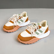 Damen Sportliche Chunky Sneakers mit rutschfester Sohle und atmungsaktiver Mesh-Oberfläche