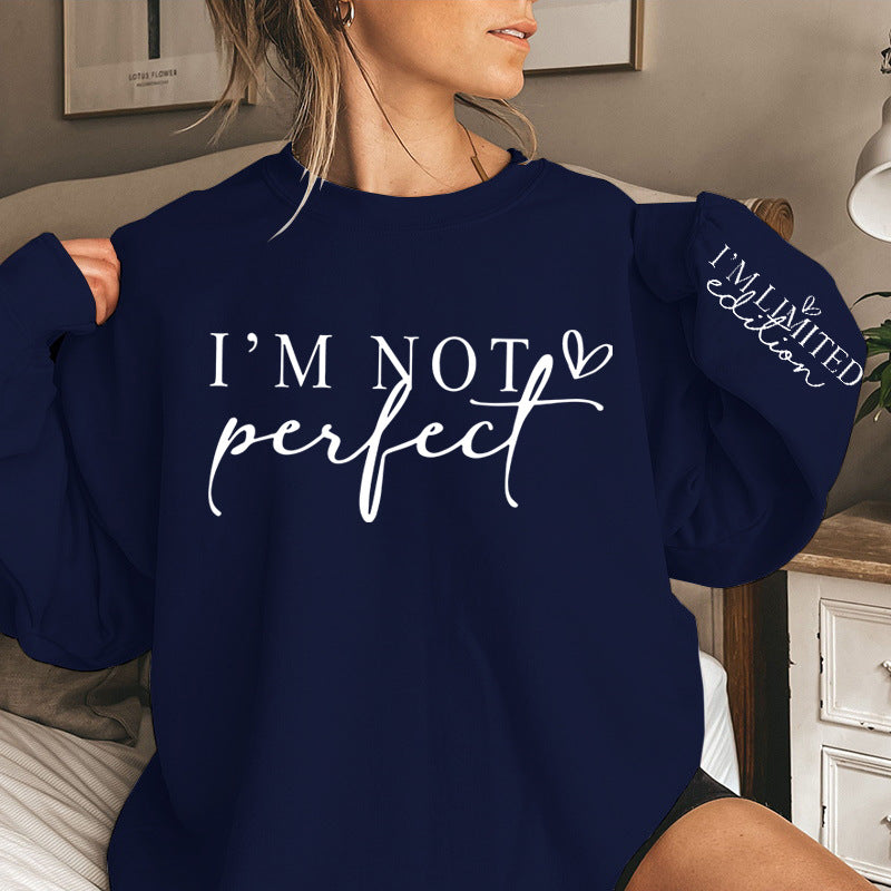 Damen Oversized Sweater mit Aufdruck und begrenzter Edition