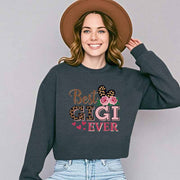 Damen Sweatshirt mit kreativem Gigi-Motiv