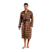 Herren Kimono mit modernem Muster und Gürtel – Heidi-Mode