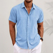 Klassisches Herren Sommerhemd – Leichtes Kurzarm-Design
