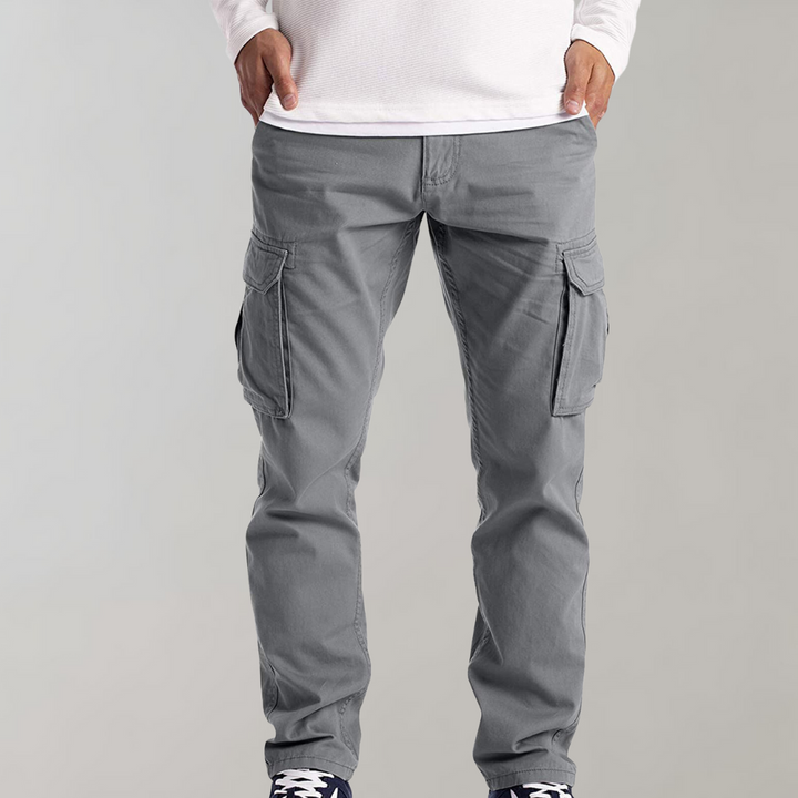 Hansjörg – Leichte Cargohose Mit Taschen