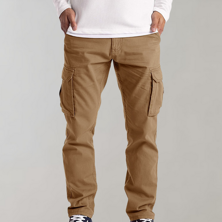 Hansjörg – Leichte Cargohose Mit Taschen