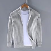 Offene Strickjacke für Herren mit Elegantem Look