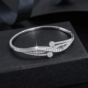 Olivia | Bracciale da donna con accenti di zirconi color argento