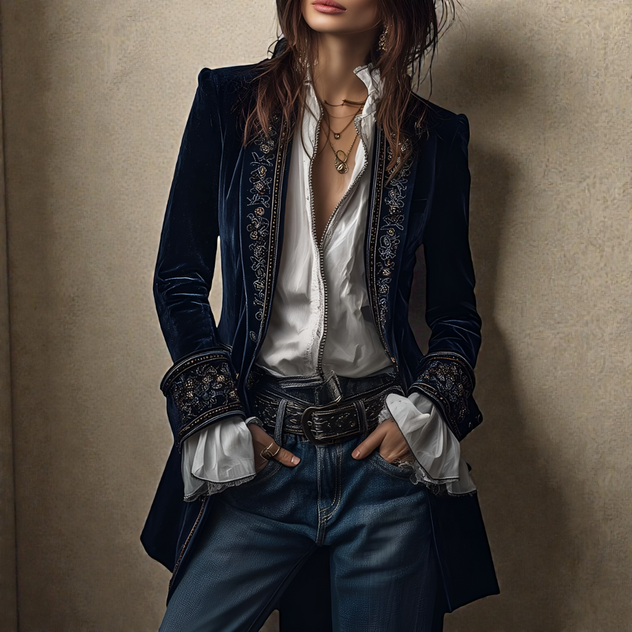 Carita™ - Elegante Vintage Jacke