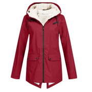 Damen Winter Kapuzen Trenchcoat | Stilvoll