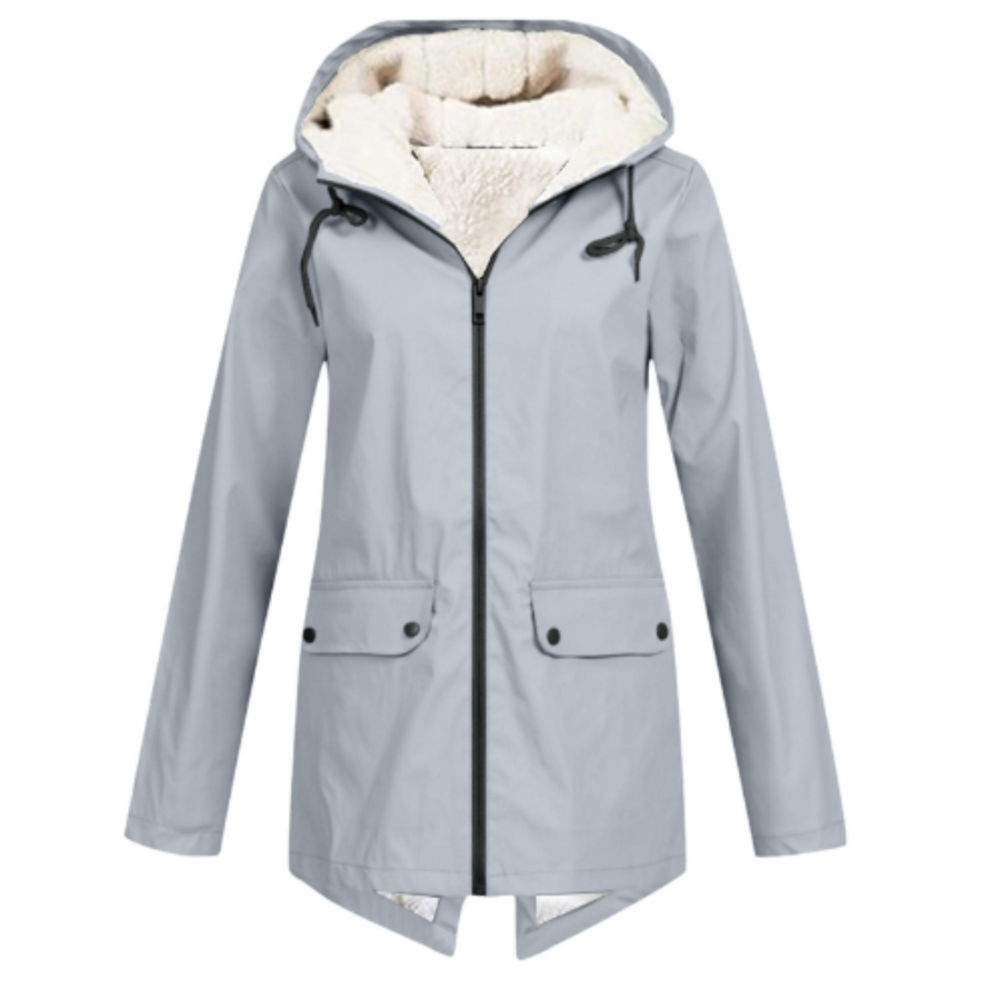 Damen Winter Kapuzen Trenchcoat | Stilvoll