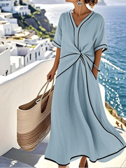 Moria™ - Elegantes Kleid mit Schmeichelnder Taille und Festlichem Chic