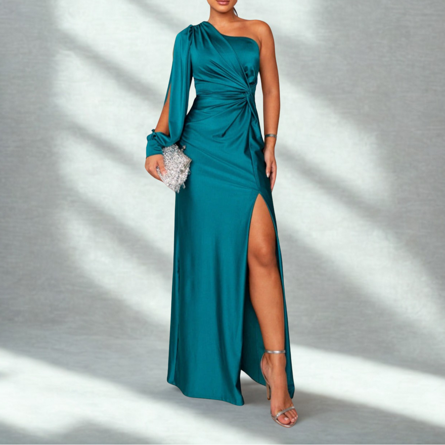 Riley™ - Ein-Schulter Abendkleid