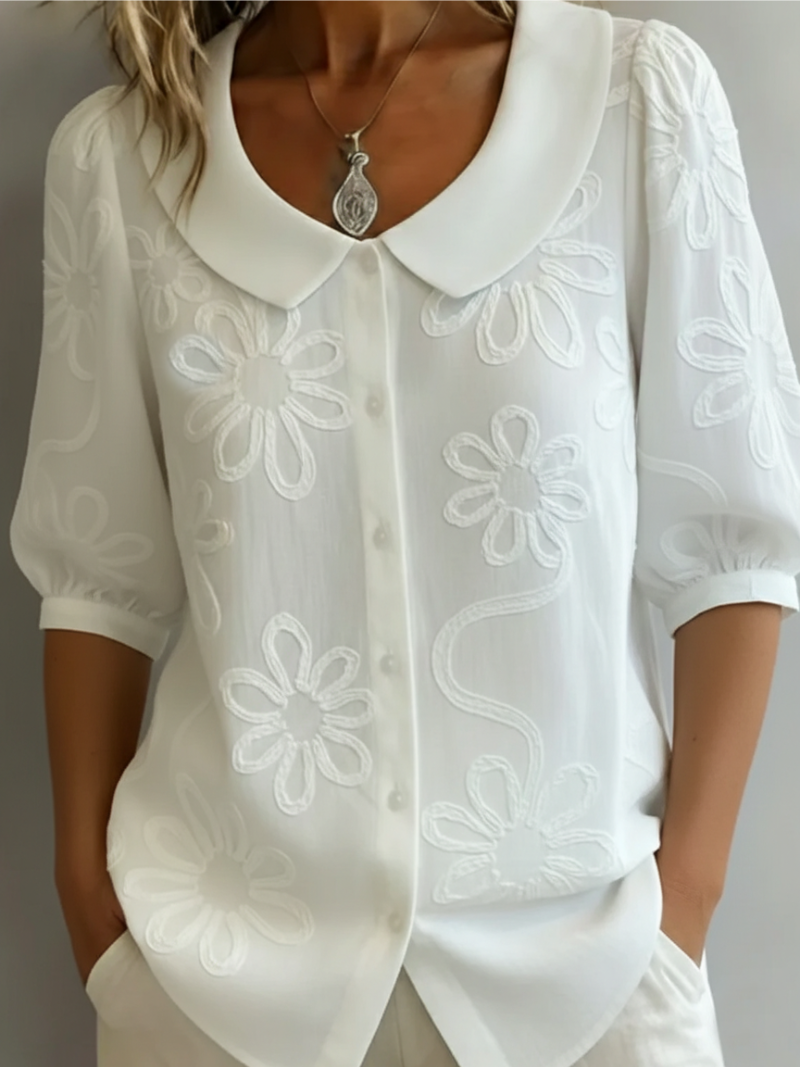 Elina | Stilvolle Soft Touch Bluse für Damen