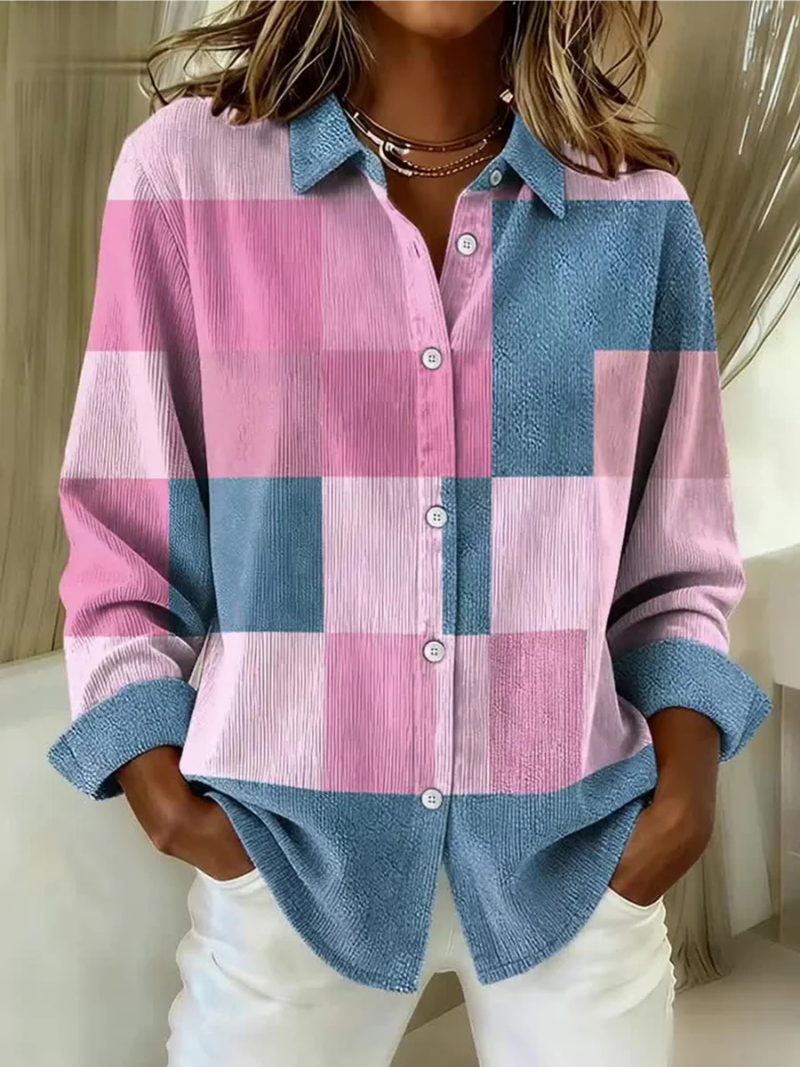 Nora™ – Fleißige Bluse, weichem Hoodie-Material