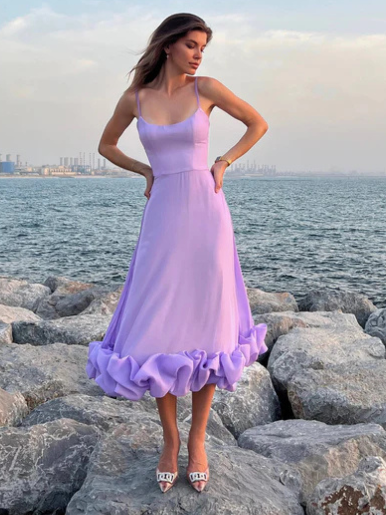VIVIENNE RUFFLE DRESS