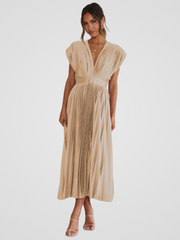 AMAYA PLEATED MIDI