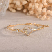 Soultie™ - Ewige Liebe Herz-Anhänger | Mutter-Tochter-Armband