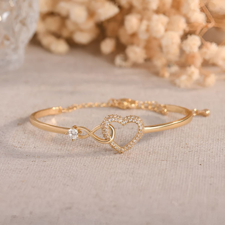 Soultie™ - Ewige Liebe Herz-Anhänger | Mutter-Tochter-Armband