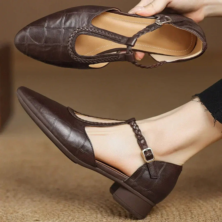 Orthopädische Schuhe Damen | T-Riemen & Niedriger Absatz