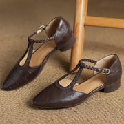 Orthopädische Schuhe Damen | T-Riemen & Niedriger Absatz