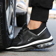 Scarpe antinfortunistiche sneaker con punta in acciaio | Ortopediche leggere, scarpe da lavoro S1P