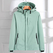 Damen Stilvolle Regenjacke | Mit Kapuze