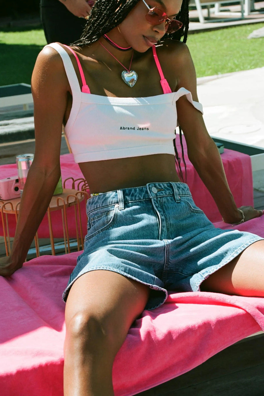 Heidi-Mode | Damen Relaxed Denim Stil Shorts Casual