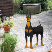 Dobermann Pflanzgefäß