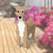 Grauhund Blumencontainer