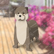 Otter Pflanzgefäß