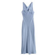 Elegante Schlanke Passform - Seidensatin Sommer Hoodie