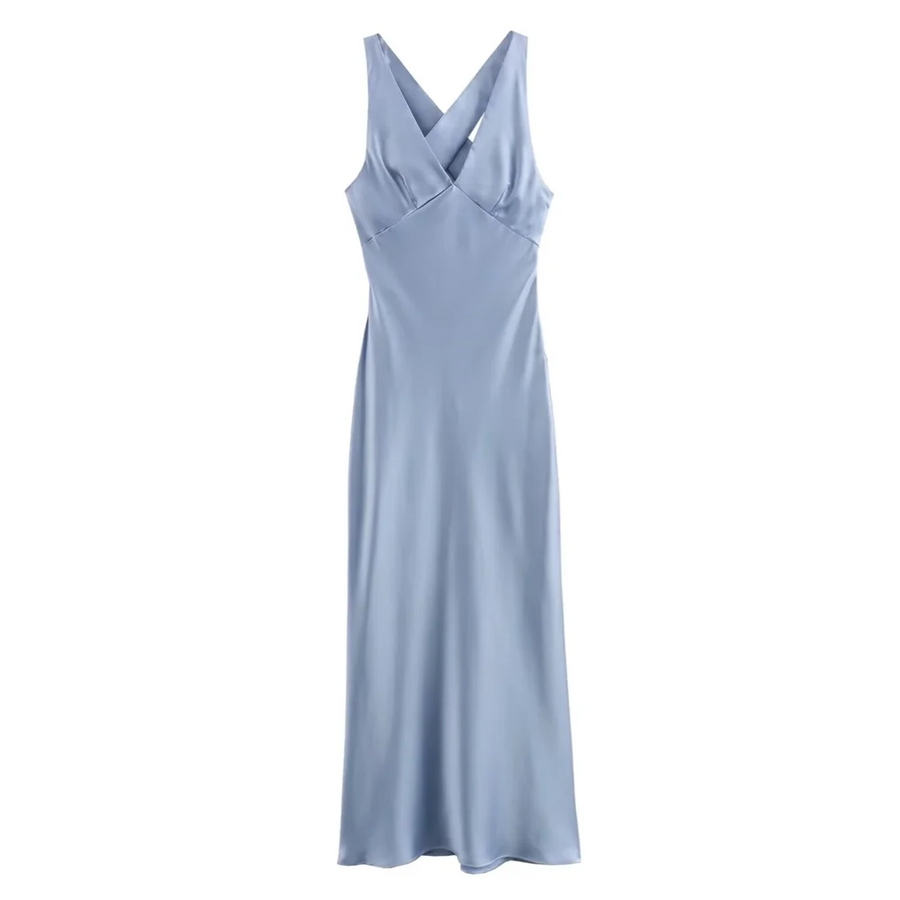 Elegante Schlanke Passform - Seidensatin Sommer Hoodie
