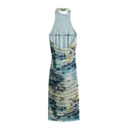 Elegantes Kleid - Bedruckt - Seide - Sommer