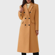 Andrea | Damen Klassischer Wollmantel
