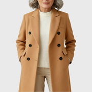 Andrea | Damen Klassischer Wollmantel