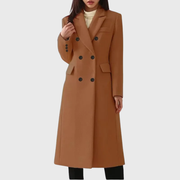 Andrea | Damen Klassischer Wollmantel