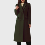 Andrea | Damen Klassischer Wollmantel