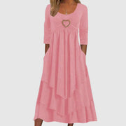 Kuscheliges - Lässiges langes Kleid für dich