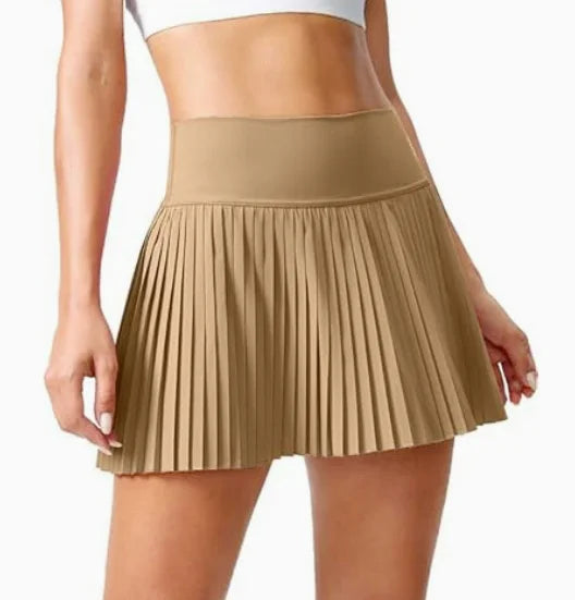 Gonna plissettata da donna | Gonna 2-in-1 per golf e tennis