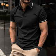 Polohemd Herren | Slim Fit mit Kontraststreifen & Sportlichem Stil