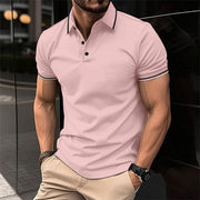 Polohemd Herren | Slim Fit mit Kontraststreifen & Sportlichem Stil