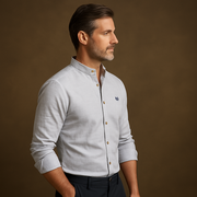 Polohemd Herren | Stehkragen & Slim Fit