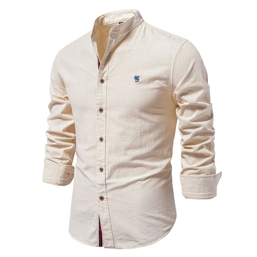 Polohemd Herren | Stehkragen & Slim Fit