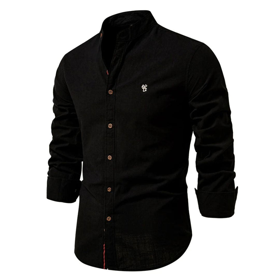 Polohemd Herren | Stehkragen & Slim Fit